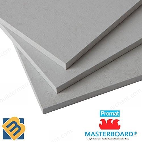 Builder Merchant 6mm x 2440mm x 1220mm Promat Masterboard 6mm | 2440mm x 1220mm (8ft x 4ft), Wood