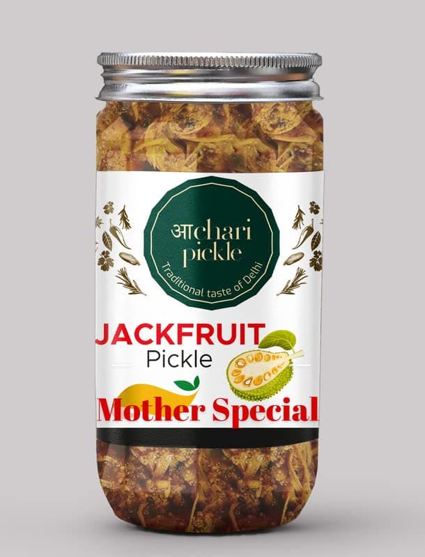 Mother Special Jackfruit Pickle Homemade Fresh Jackfruit/Kathal Ka Aachar(400G) - Mother’s Recipe | Organic North Indian Pickle | Jackfruit Pickle | Traditional Home Made Achaar
