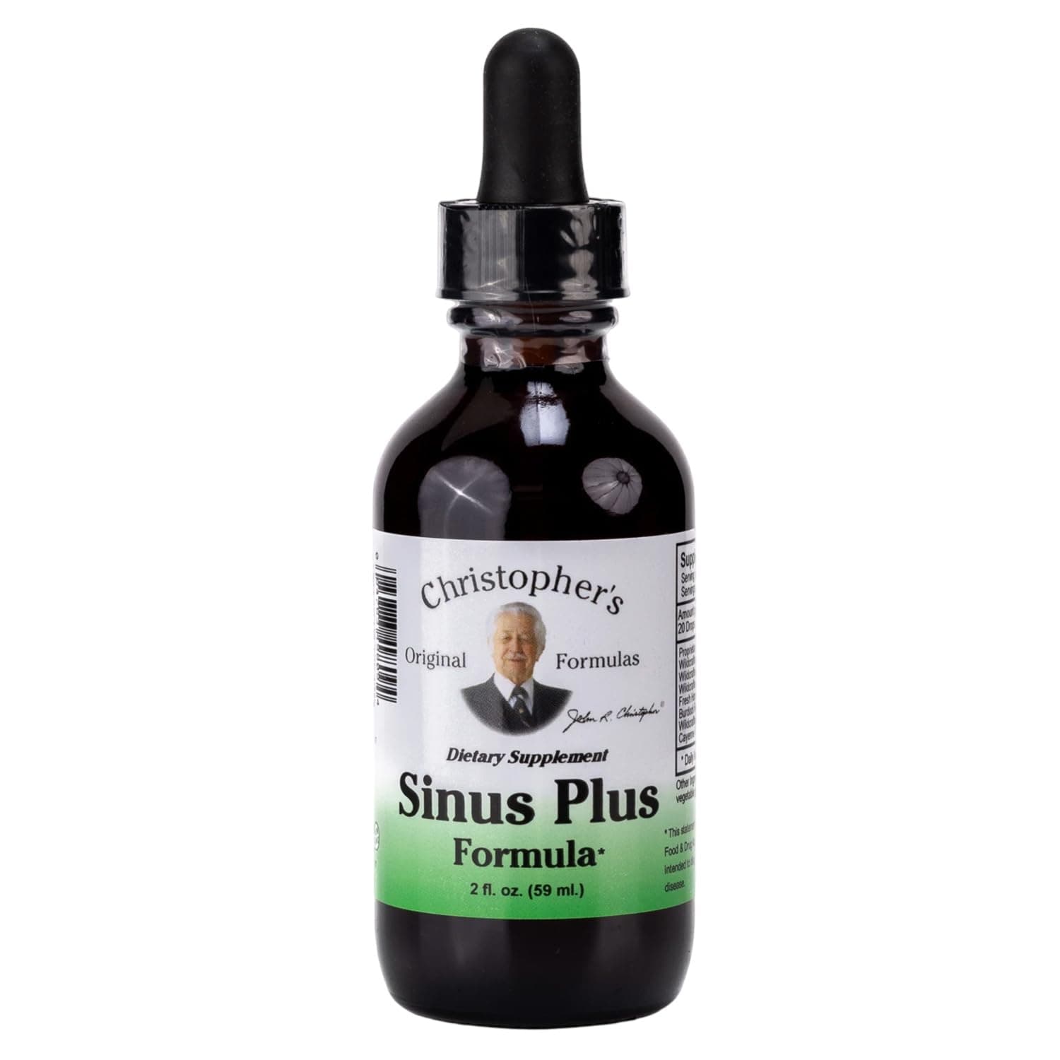 Sinus Plus, 2 oz Liquid - Natural Herbal Formula for Sinus Support