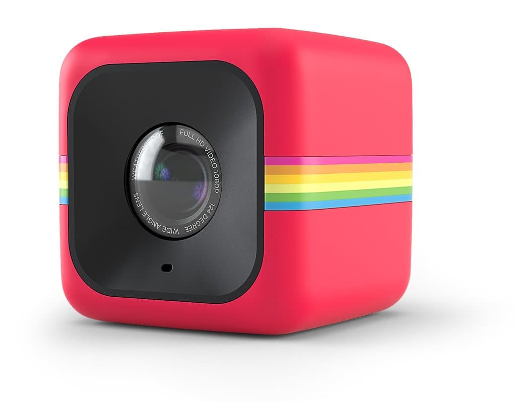 Polaroid Cube HD 1080p Lifestyle Action Video Camera (Red)