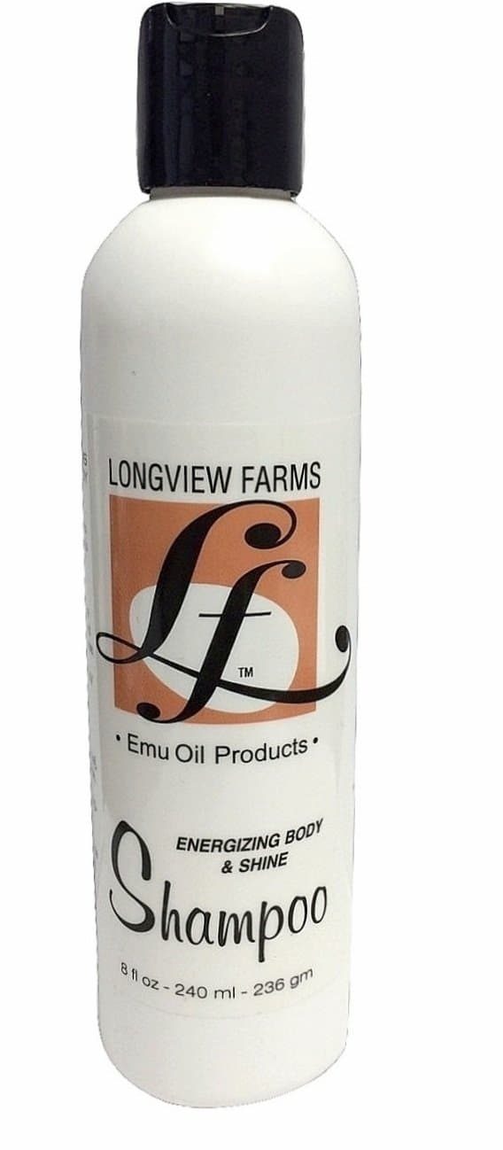 Longview Farms® Emu Oil Hair Shampoo - Formulated for Healthy - Lustrous Locks and Scalp Balance - Nourish Your Hair with Our 8 fl oz. Bottle