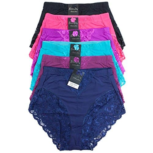 Women's Light Control Full Coverage Lace Briefs Panties
