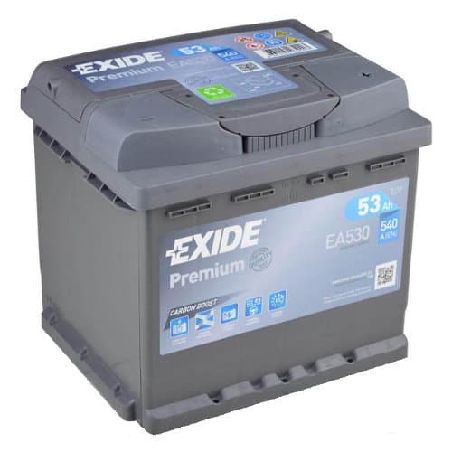 EA530 Exide Premium Carbon Starter Battery 12 V 53Ah