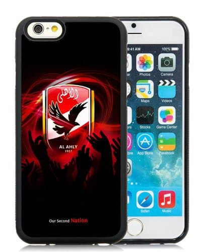 Generic iPhone 6 Case,Al Ahly 2 Black Shell Case for iPhone 6S 4.7 Inches,TPU Cover