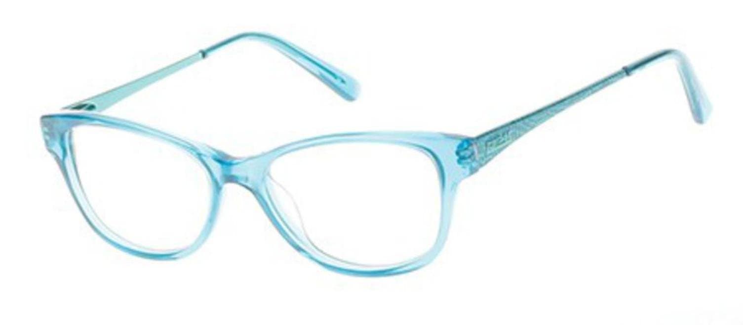 GU9135 Eyeglass Frames - Turquoise Frame, 48 mm Lens Diameter GU913548089