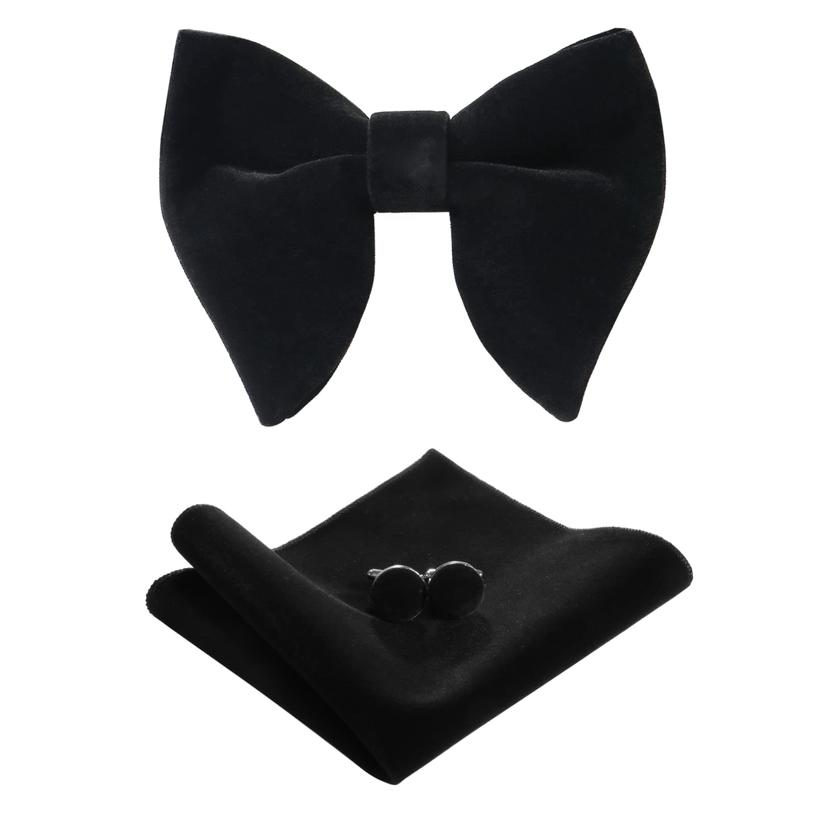 mens Oversized Bow Tie Set Men's Bow Tie Set