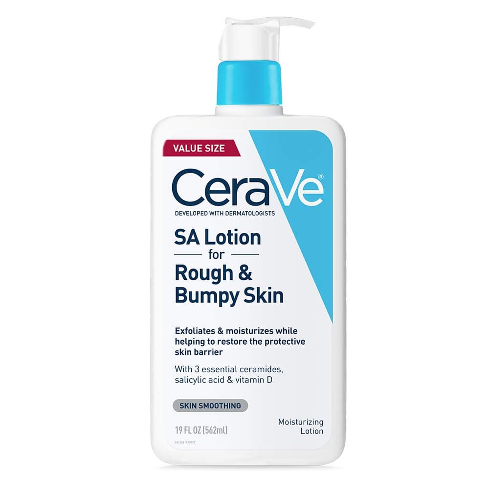 SA Lotion for Rough & Bumpy Skin, Vitamin D, Hyaluronic Acid, Lactic Acid, Niacinamide & Salicylic Acid, Gentle Exfoliating Rough And Bumpy Skin Lotion, 19 Ounce