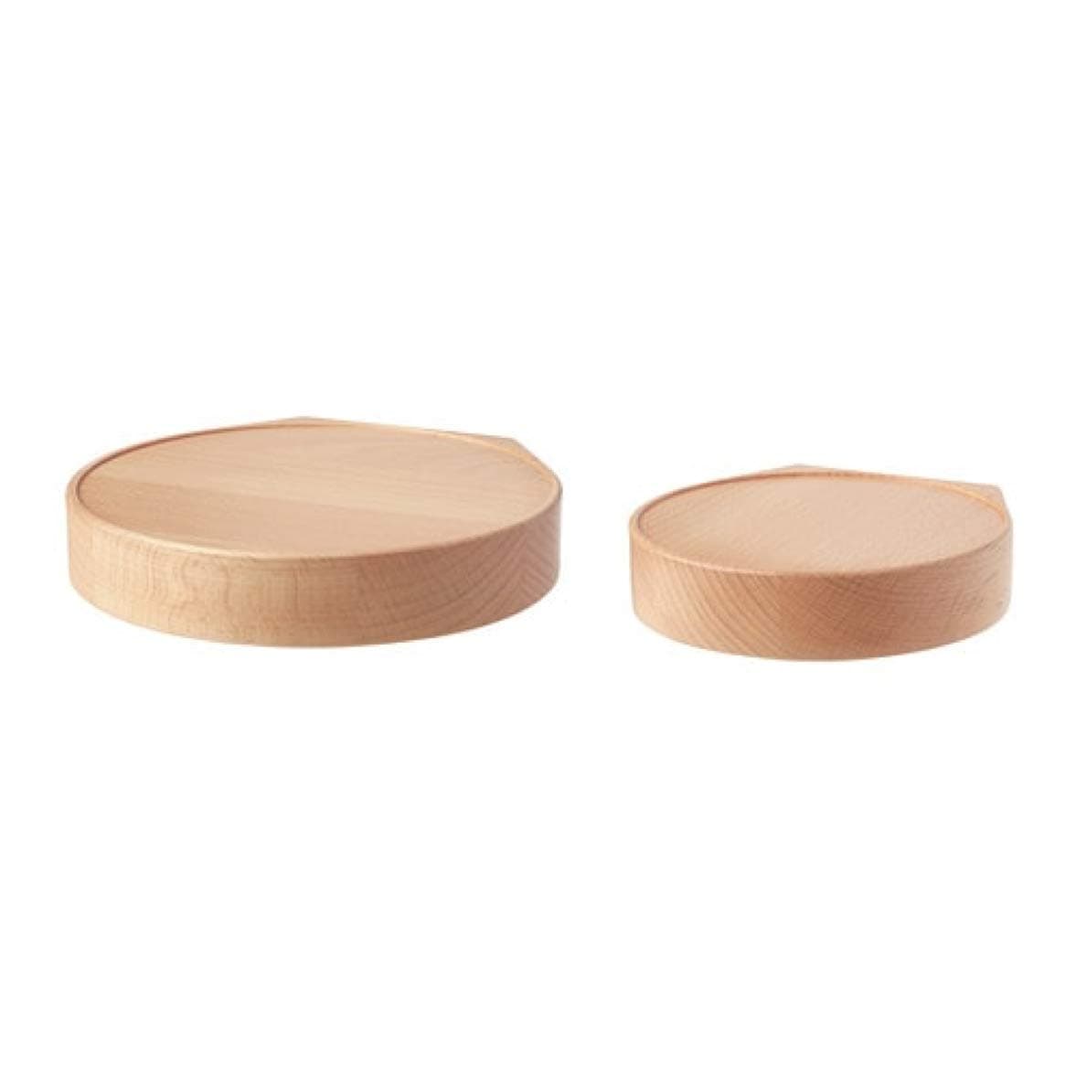 IKEA Sammanhang Display Shelf Set of 2 Beech 904.123.13