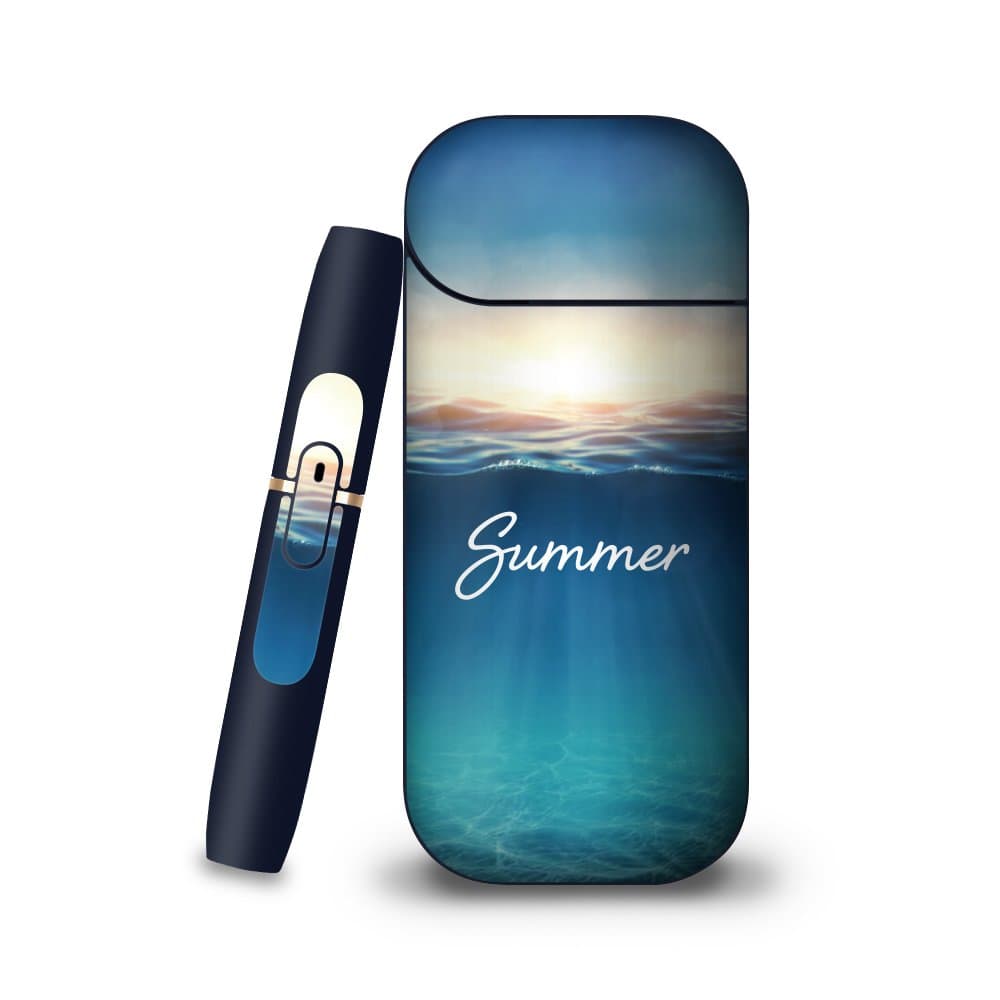 IQOS SKIN cover sticker Protective film Sensibility designs Made in Korea (Summer A)