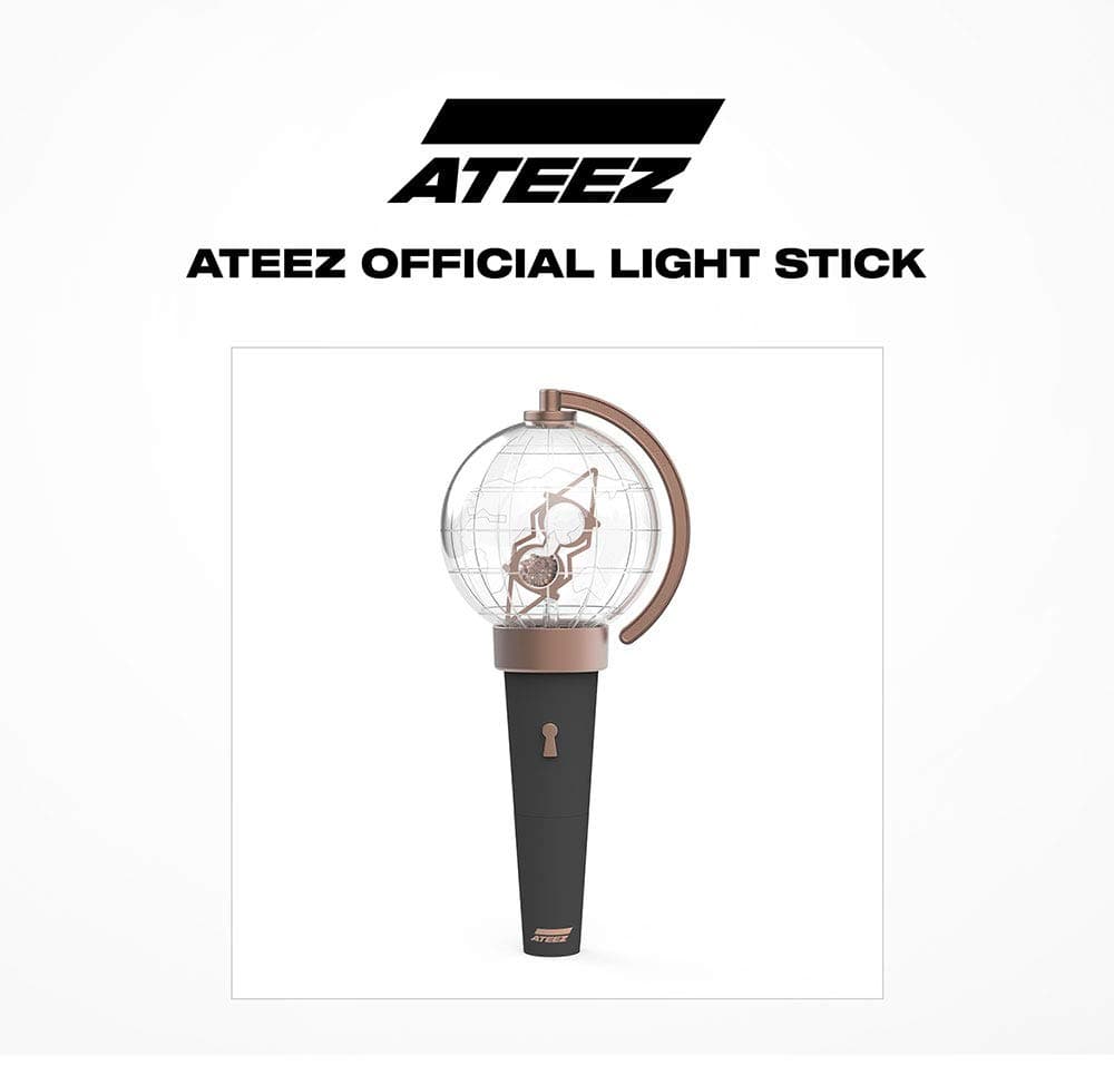 KQ Entertainment [LIGHT STICK] ATEEZ OFFICIAL LIGHT STICK ATINY FANLIGHT + Extra Photocards Set + Tracking no.