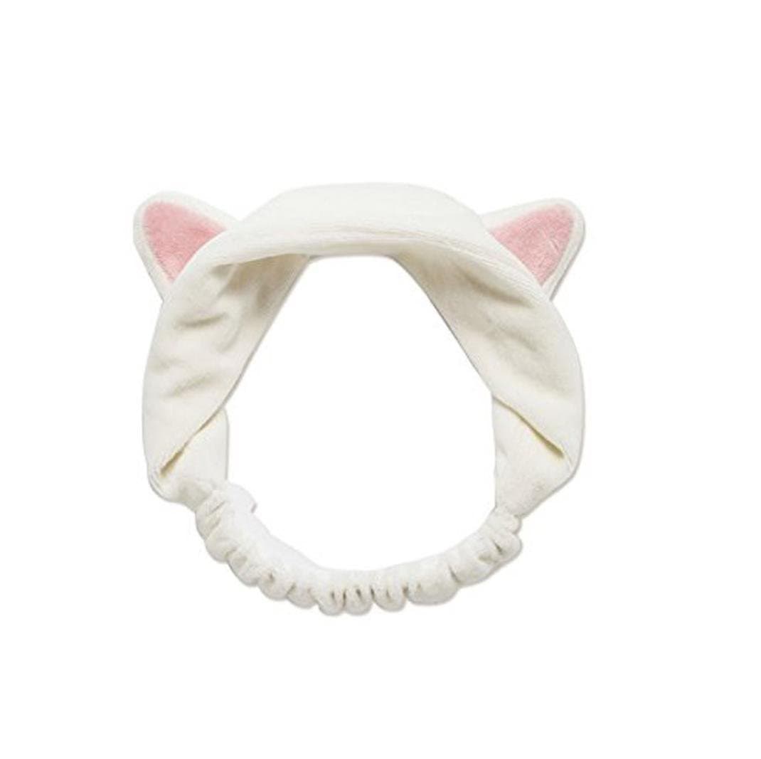 Cute Beauty Headband Panda with Fluffy Ball Ear, Makeup Hairband for Baby Women