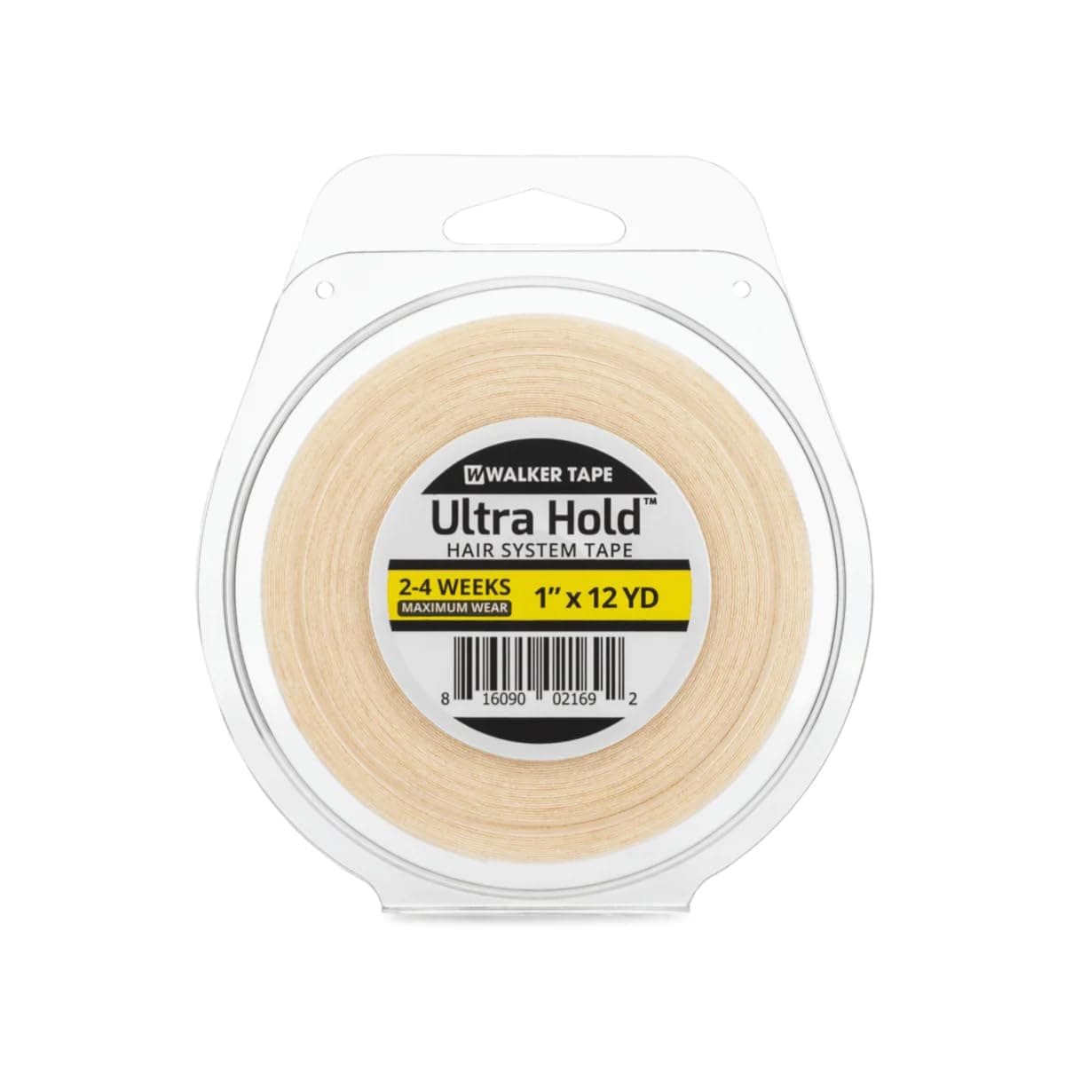 Walker Tape Ultra Hold Tape Roll 1/2 x 12 Yards for Wig Installs, Lace Systems, Toupee Applications, Hair Prep and Adhesive Strips Offering Maximum Hold, Strong Tackiness and Semi-Dull Low-Visibility