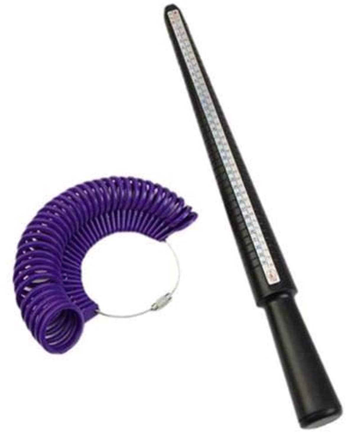 Plastic Jewelry Ring Mandrel Sizer,Finger Gauge Sizers Stick Rings Size Measurement Measure Tool