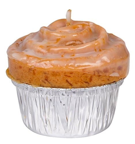 Globally Good Candle Baker Candles - 8oz Cinnamon Bun Scented Wax – 100% Handmade – Natural Lead Free Wicks - Made in USA