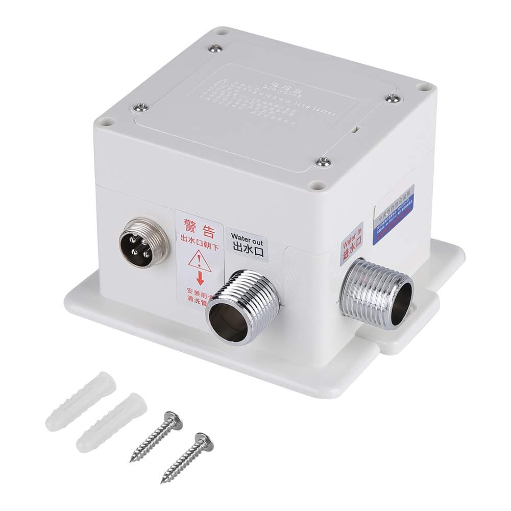 Electronic Motion Sensor Tap Automatic Infrared Sensor Faucet, Smart Touchless Sink Faucet Activated Hands Kitchen Tap Vessel Water Tap with Control Box