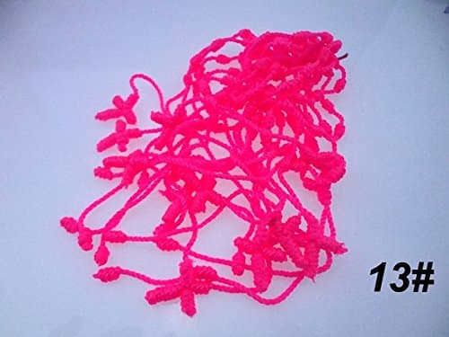 12 x pcsHandmake Rosary Knotted Rosary Bracelet - Variety Jesus Religious