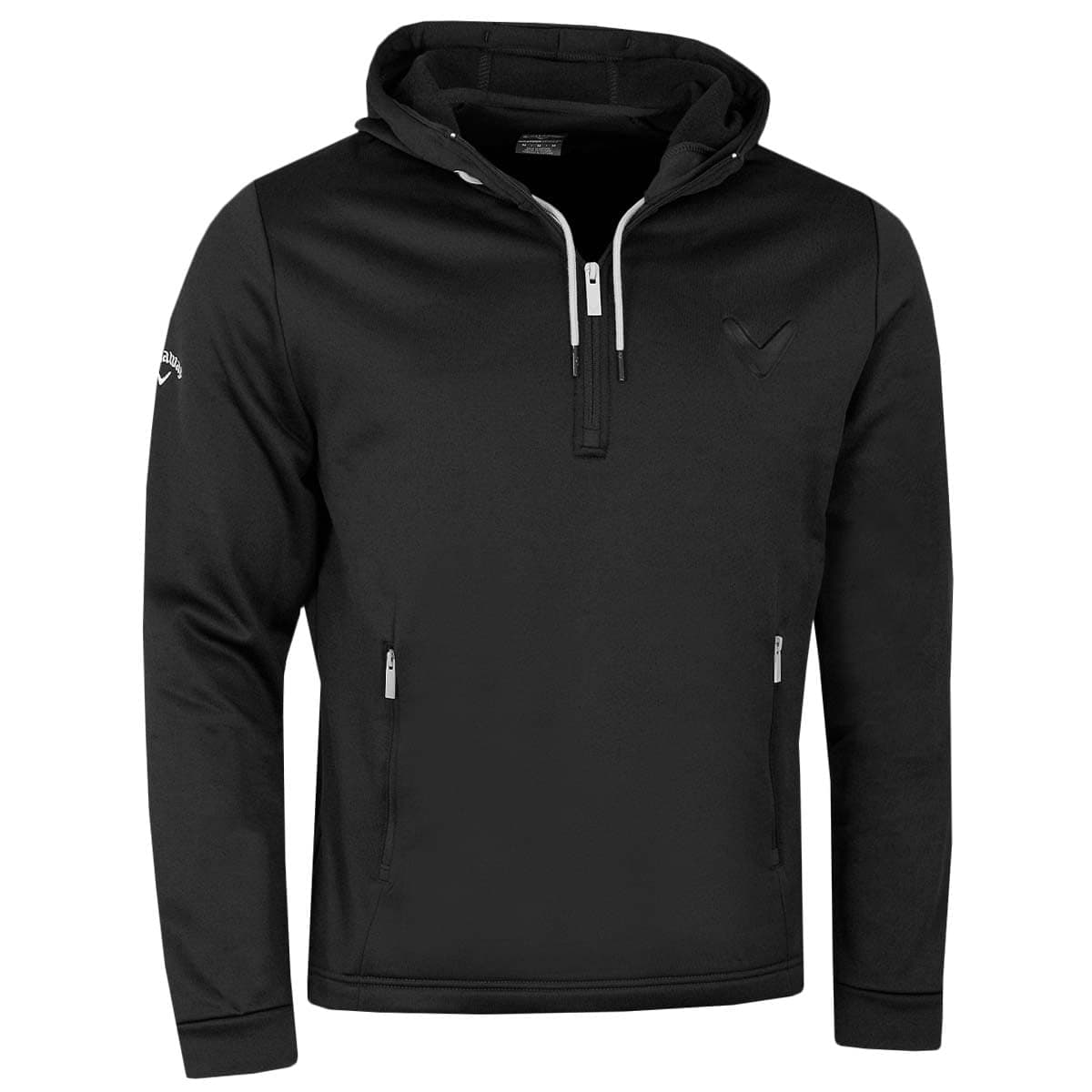 CallawayGolf Mens Aquapel SwingTech Thermal 1/2 Zip Hoody