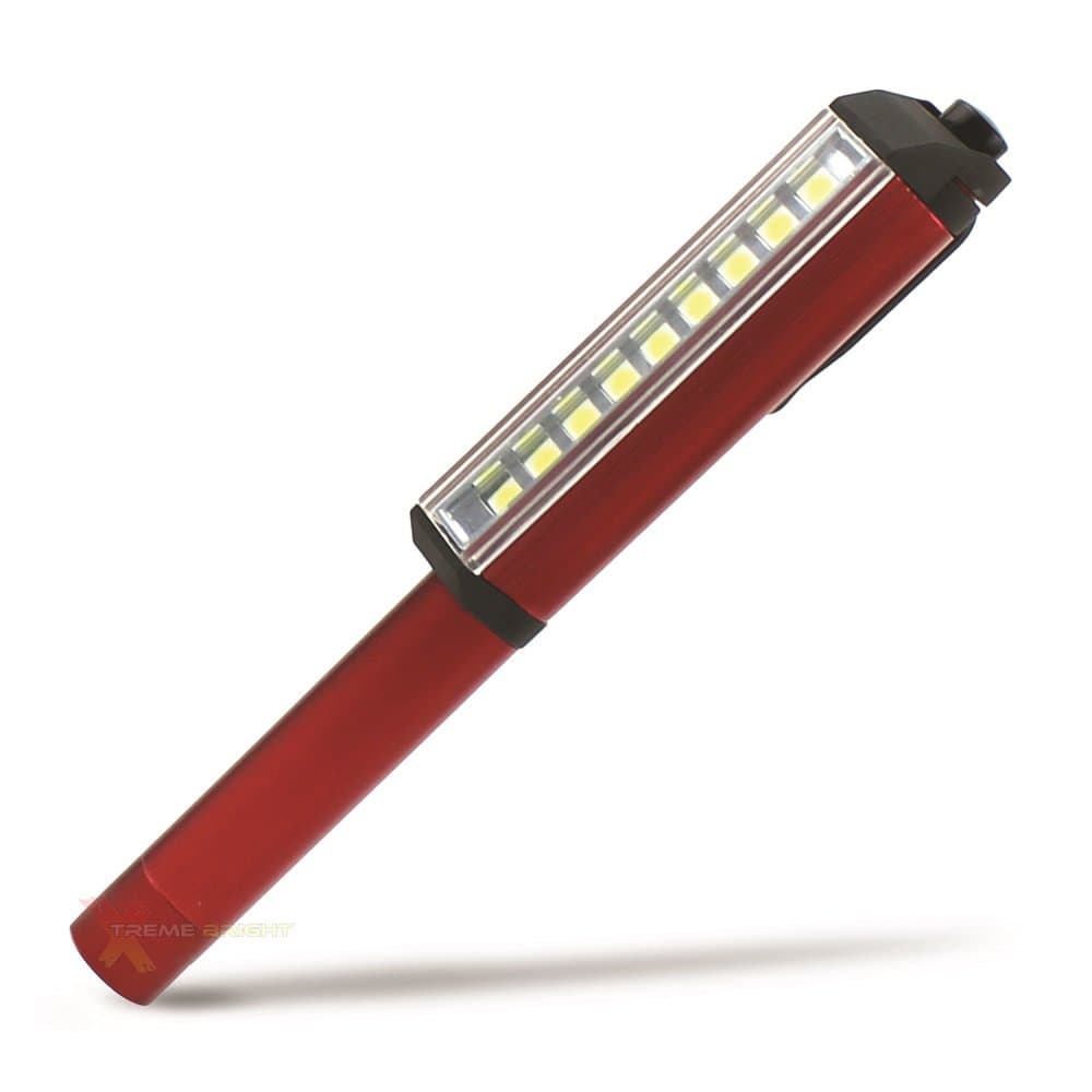 Xtreme Bright® Ultra Pocket Work-Lantern - Portable Work Light Has 9 Ultra Bright LED Lights - Powerful Magnet Built-in to Bottom