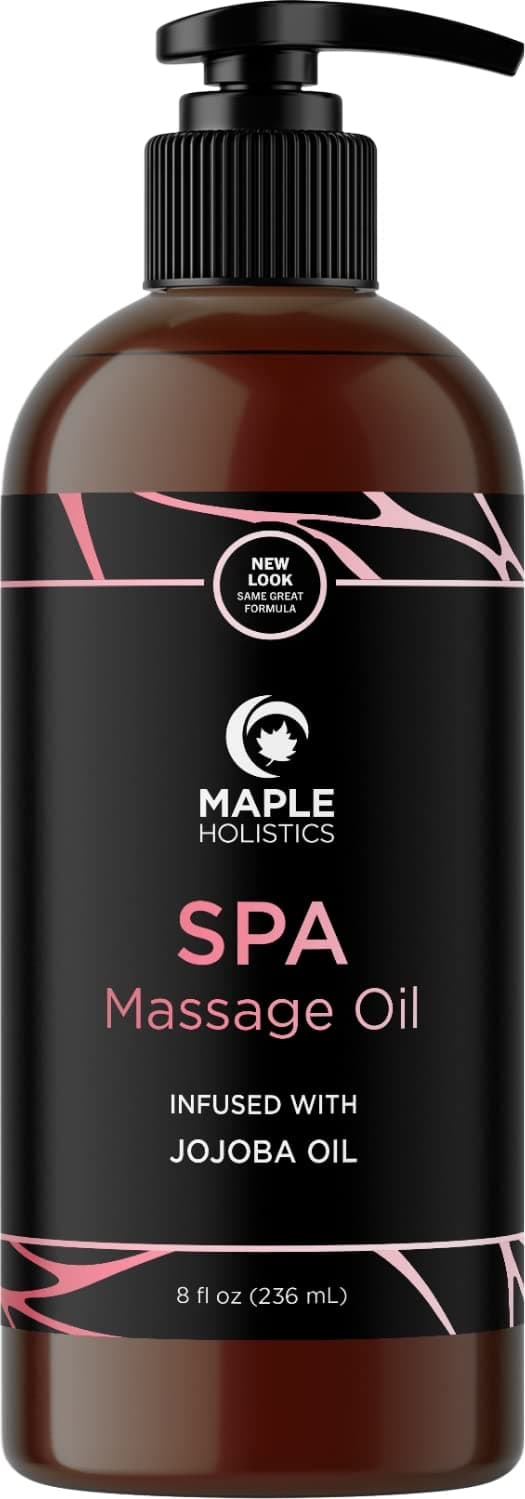 Sensual Massage Oil for Body That Is Infused With Cold Pressed Aromatherapy Essential Oils.