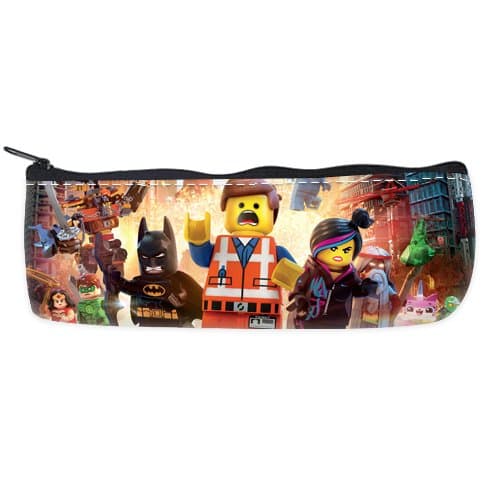 Custom The Lego Movie Zippered Pen Pencil Case Bag (Two Sides)
