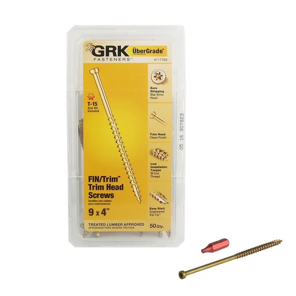 GRK117760 Finish/Trim Head Screws