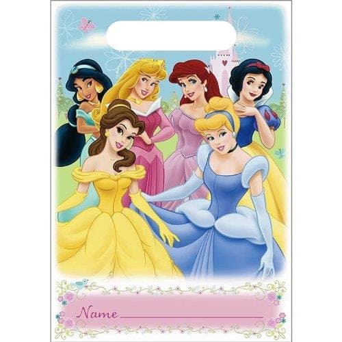 HallmarkDisney's Princesses Fairy Tale Friends Loot Treat Plastic Bags 8Ct 9 x 6.5Inch