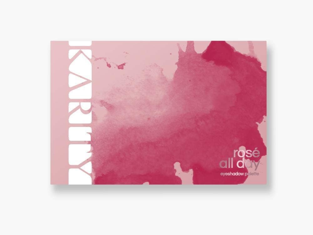 Karity15 Rosé All Day Highly Pigmented Professional Bubbly Eyeshadow Palette - Everyday Makeup Shadow Palette with Intense Pigment