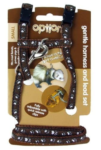 {Boredom Breaker} Harness & Lead Set Small Blue for Ferrets, Guinea Pigs and Dwarf Rabbits[34103]