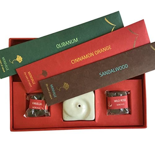 All Natural Incense Sticks Celebration Incense Unique Gift Box Red, Great Gift idea for Meditation and Yoga lovers, Great for Relaxation, Healing, Rituals - 100% Natural & Hand Dipped