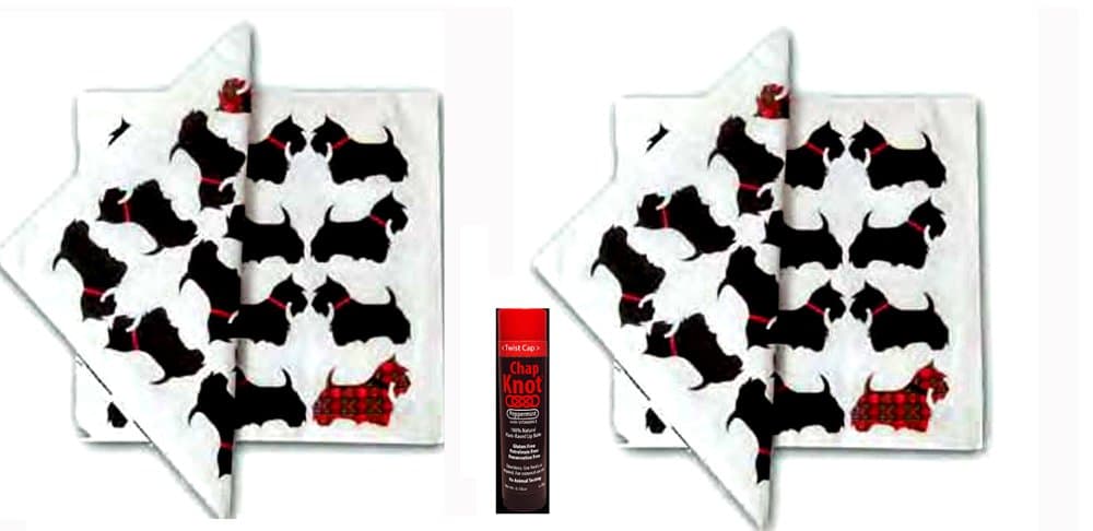 Scottie Dog Napkins Large 2 Packages