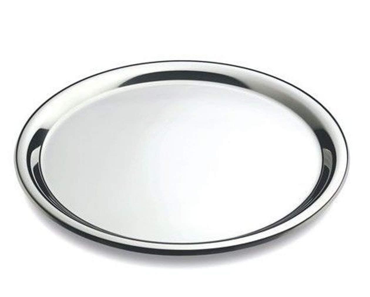 DEL - Stainless Steel Serving Tray - Circular Serving Dish/Platter - Ø 40 cm