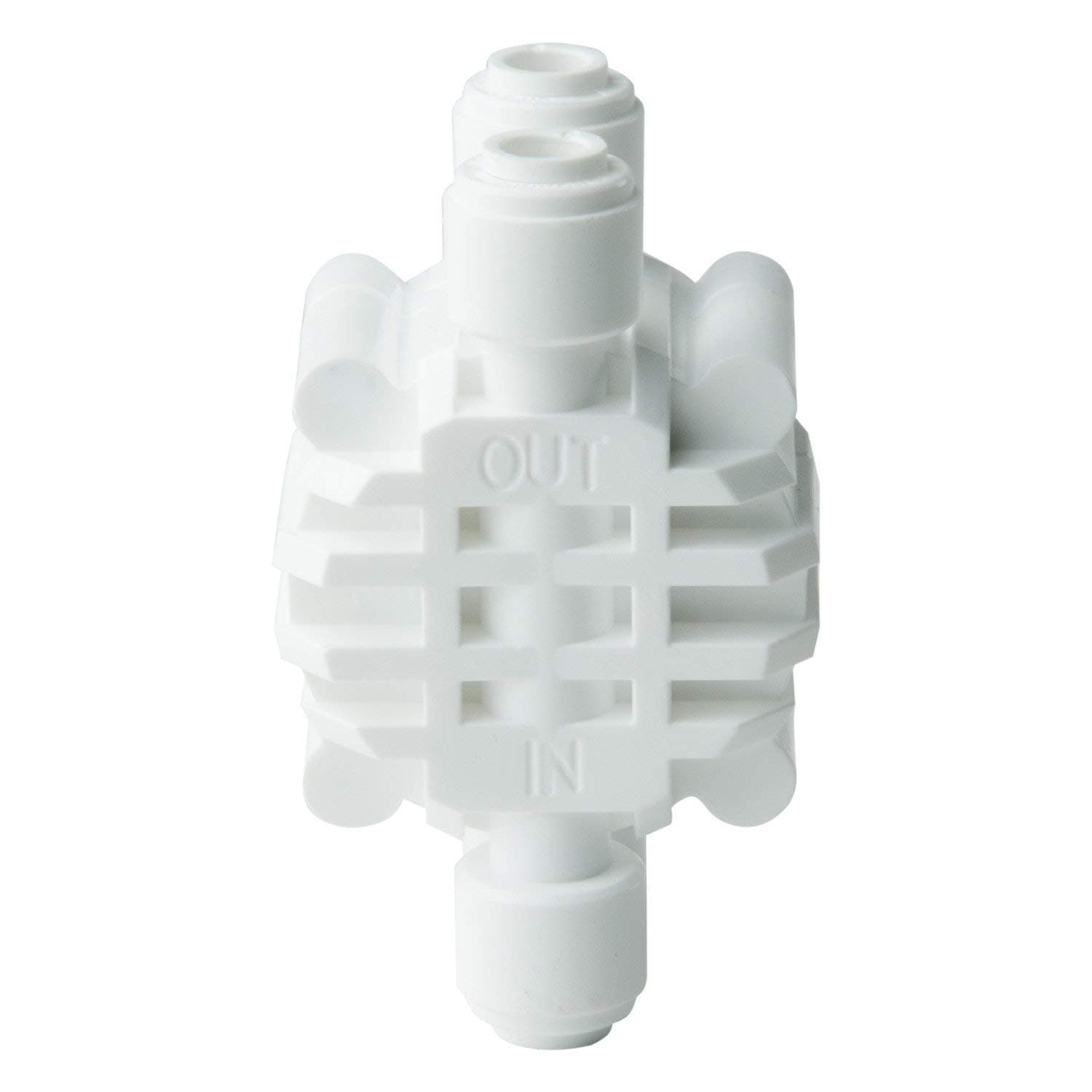 iSpring AAS2 Reverse Osmosis Water Filter Automatic Shut Off Valve Quick Connect, Whilte