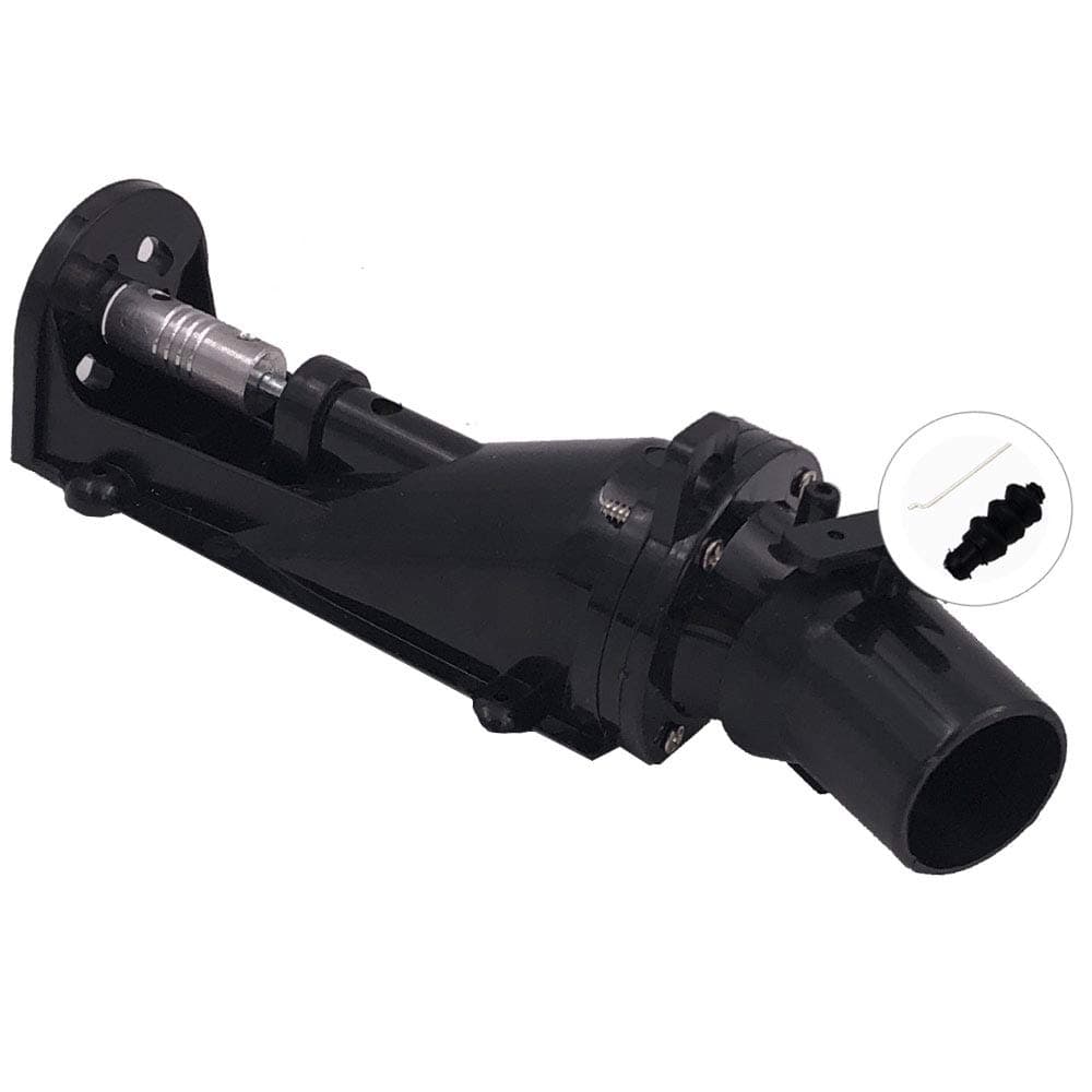 7” RC Boat Turbo Jet with 3.17mm Coupling for 40-110cm Length DIY RC Jet Boat Nlijia (Turbo Jet with 3.17mm Couping Without Motor)
