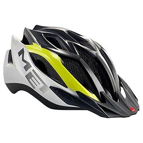 MET Crossover Silver Black Helmet 2016