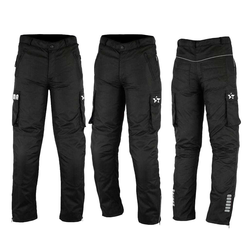 SikmaMen's Motorbike Cordura Waterproof CE Armours Trousers/Pants Motorcycle Bottom