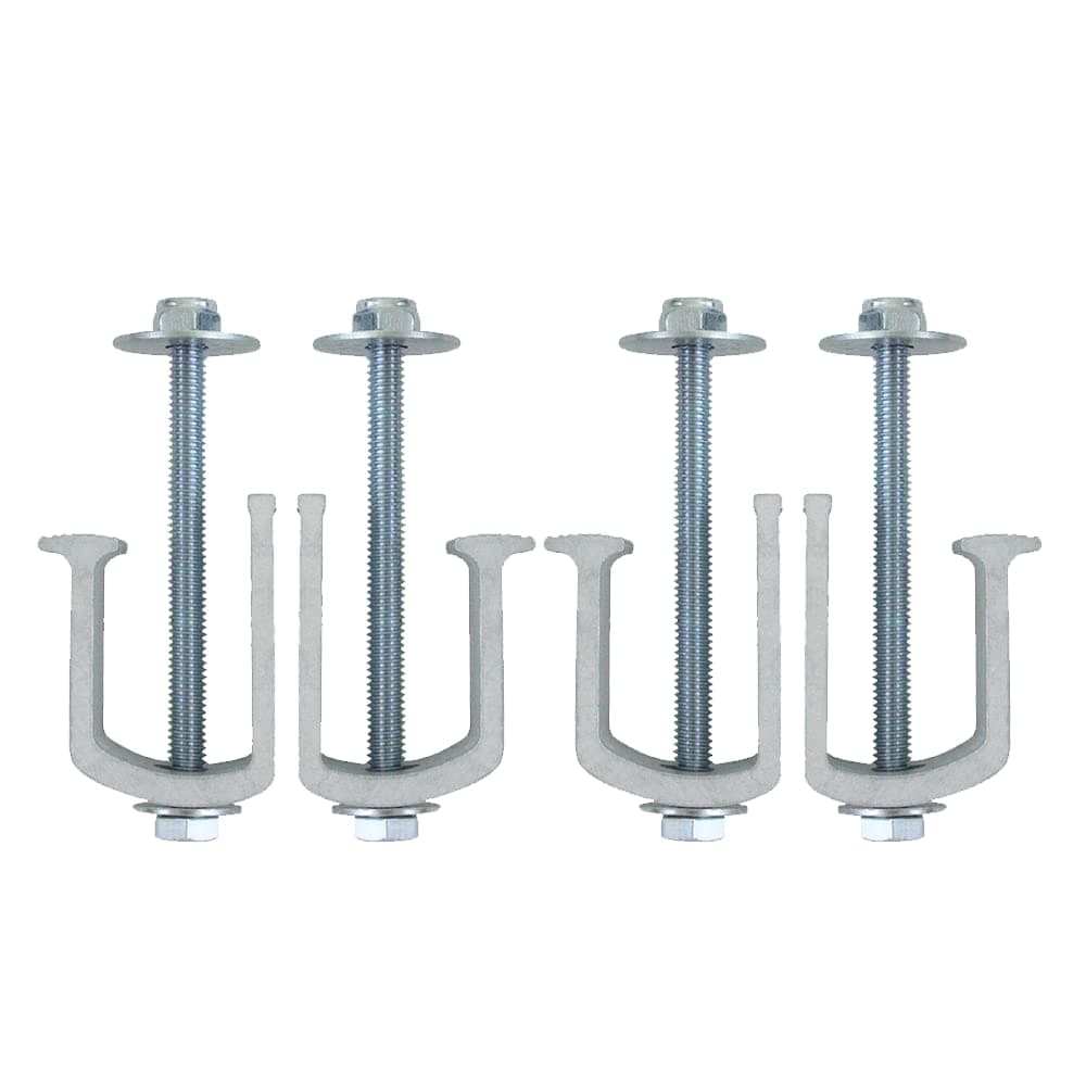 Boxer Toolbox Truck Clamp, Heavy Duty Universal Aluminum Tie Downs, 4 Pack