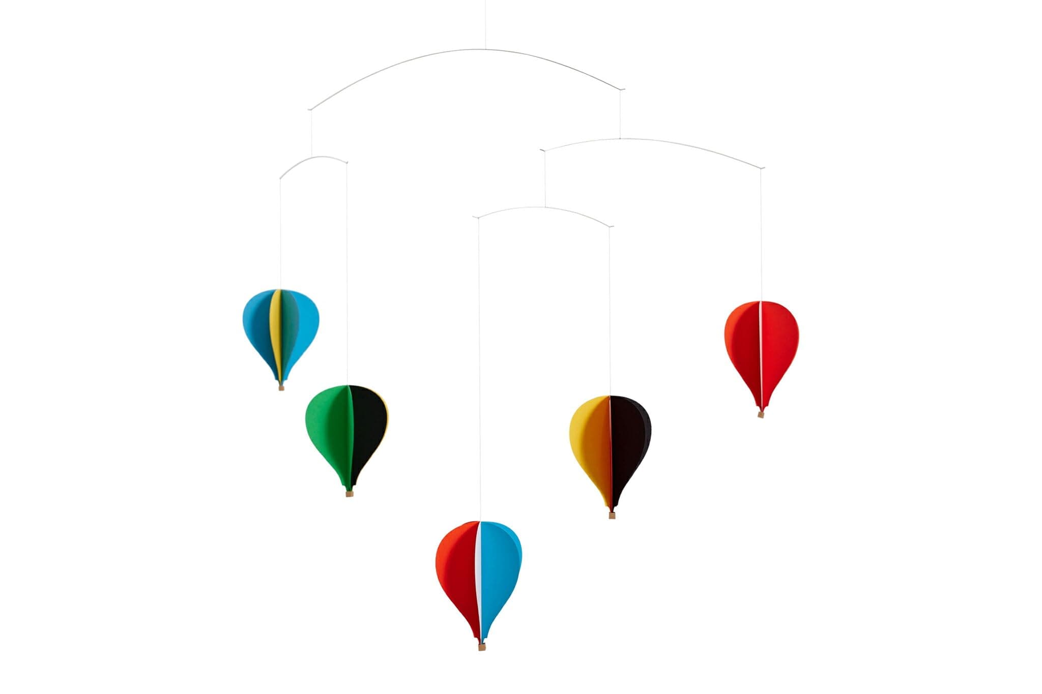 5 Balloon Hanging Nursery Mobile - 26 Inches Cardboard