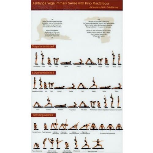 The Ashtanga Primary Series Practice Chart