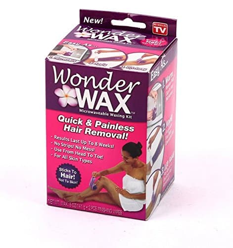 Wonder Wax As Seen on Tv Microwaveable Hair Removal Waxing Bikini Brazilian