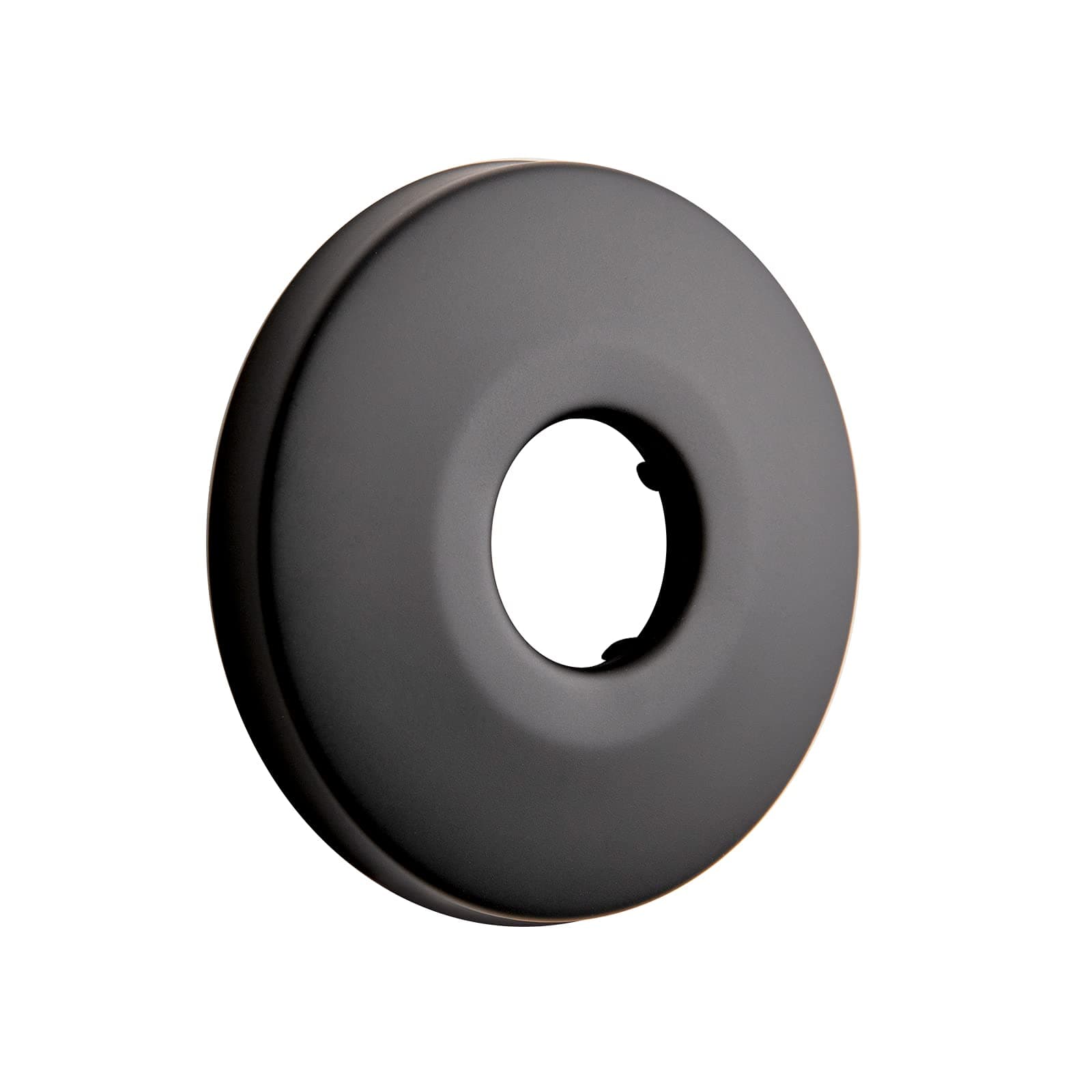 Shower Arm Flange 2.5" in Outer Diameter Replacement Shower Head Arm Escutcheon Plate Suitable for Most Brands Shower Head Arms, Matte Black