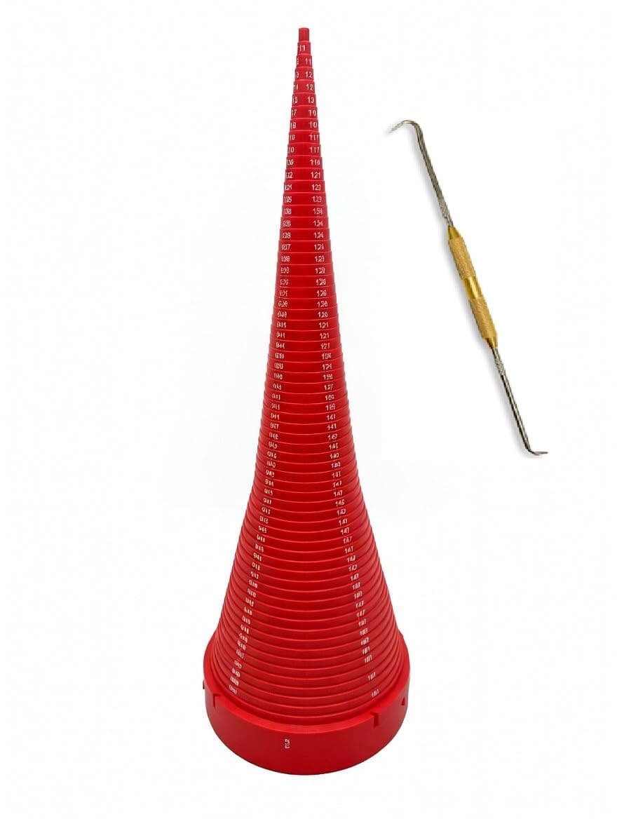 O Ring Sizer Cone and Seal Puller - Multiuse O Ring Gauge Measures the Inner Diameter and Thickness of Standard Imperial AS568 O Rings, Seal Puller Tool Picks O Rings, Rod Seals, Piston Seals, & More