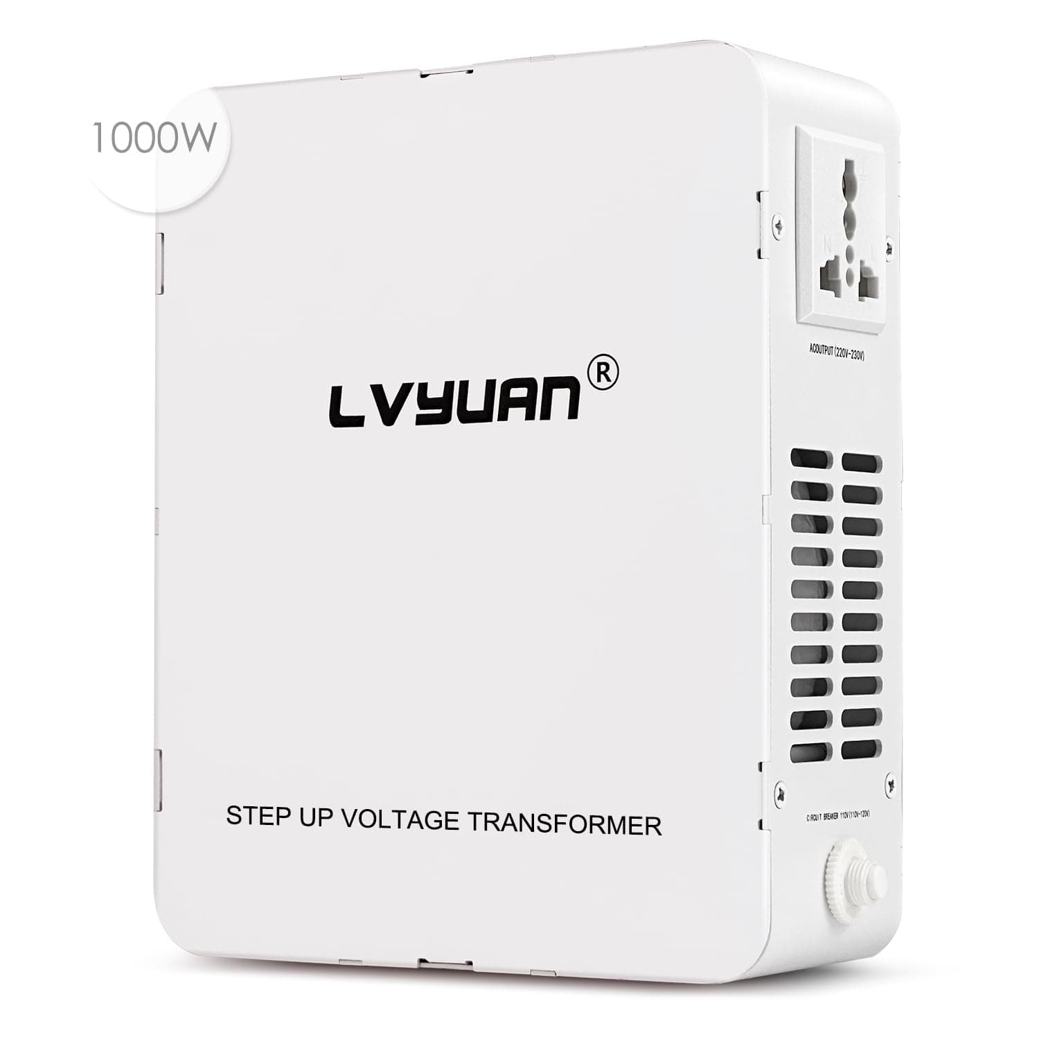 LVYUAN 1000W Watt Voltage Transformer Converter -Step Up
