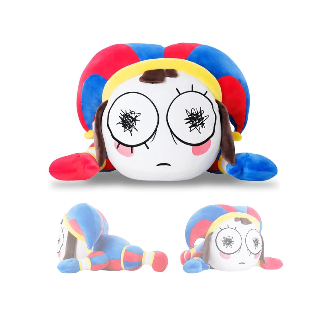 ERDBZCHU TADC Alien Plush Cushion, Pomni Plush Toys, TADC Animation Plush Cushion, Cute Plush Doll, Birthday Gift for Boys and Girls (Pomni)