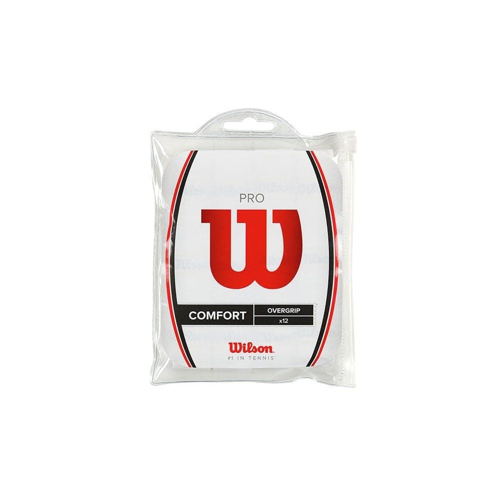 Wilson Pro Overgrip-Comfort 12 Pack, White