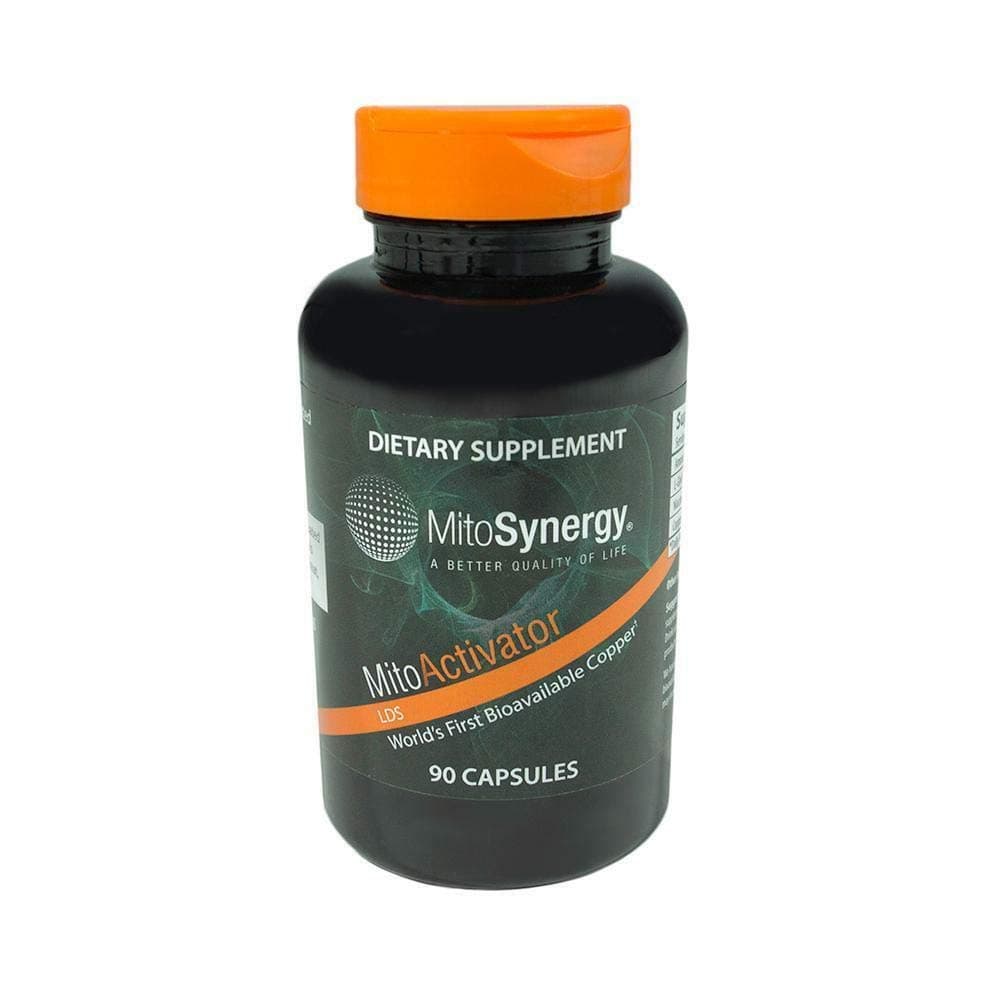MitoActivator LDS - Highly Bioavailable Copper Mineral Supplement - Patented Nutrient Complex - 90 Capsules