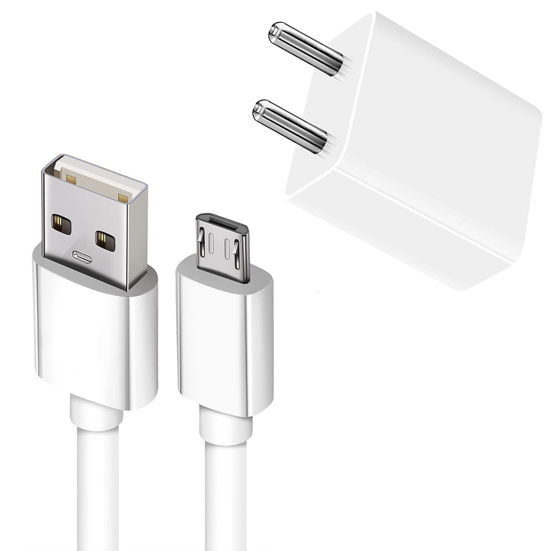 18w fast charger for Huawei Honor Holly 2 Plus Charger Original Adapter Like Wall Charger Mobile Fast Charger Android Quick Rapid Dash USB Charger With 1 Meter Micro USB Charging Data Cable (3.1 Amp, ZA , White )