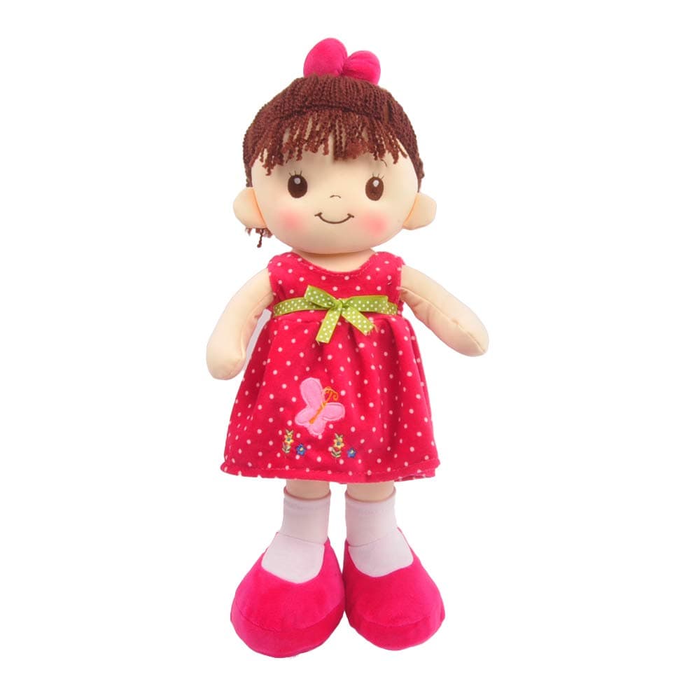 Linzy Plush 16" Magenta Clarita Doll Soft Rag Doll