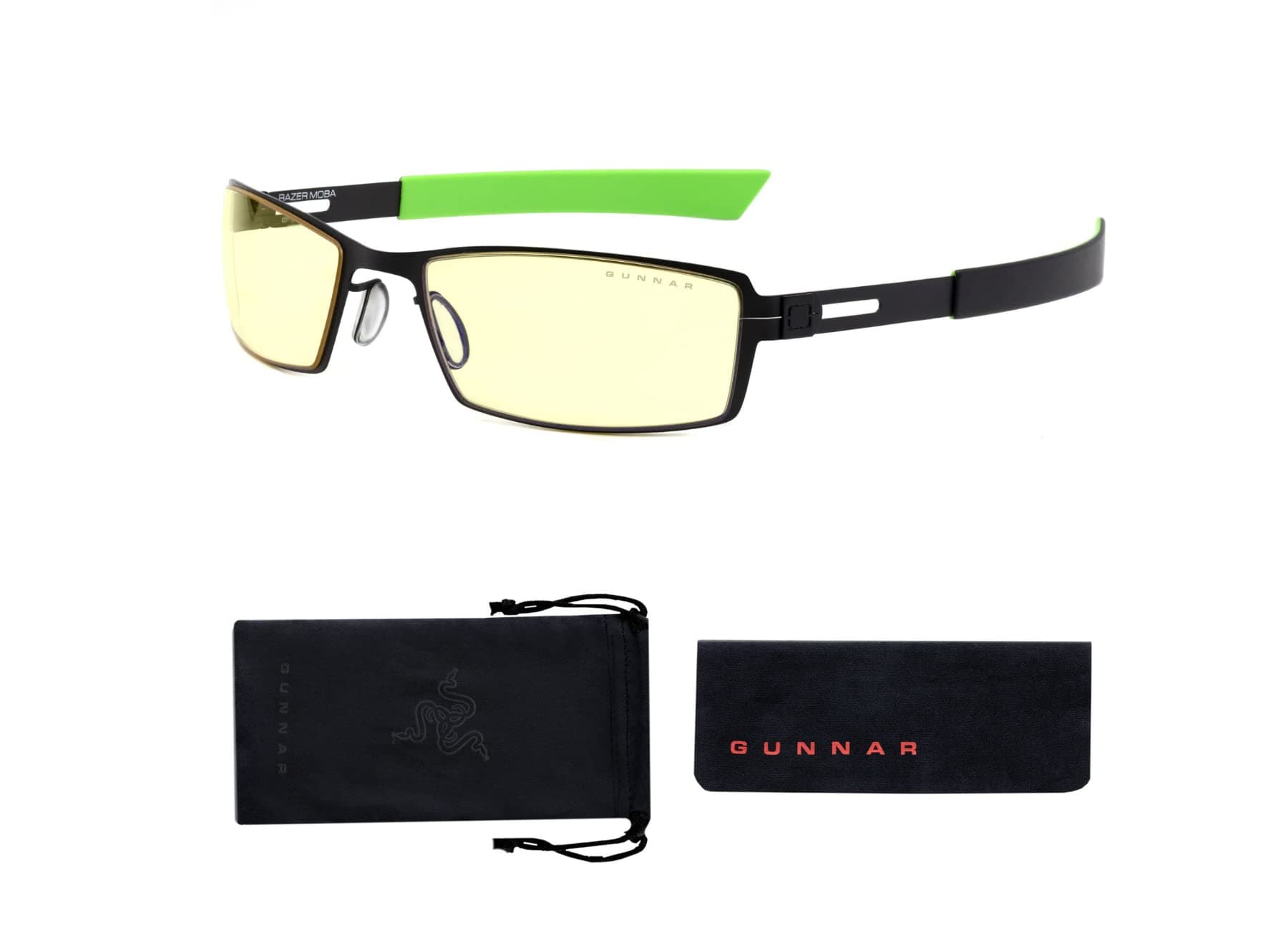 Gaming and Computer Eyewear - Emissary, Frame Colour: Onyx, Lens Tint: Amber (Blocks 65% Blue Light & 100% UV Light) - Blue Light Blocking Glasses - Patented lens - Reduce eye strain & dryness