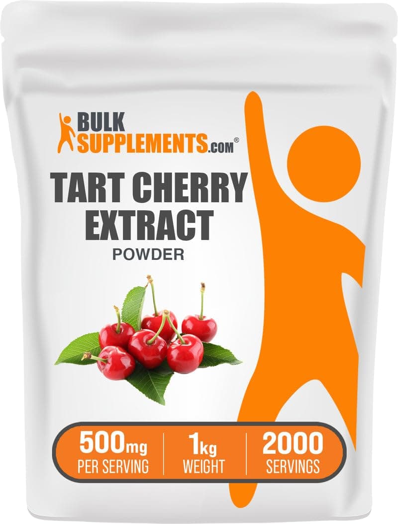 Tart Cherry Extract Powder by BulkSupplements | Antioxidant for Heart & Joint Health (1 Kilogram)