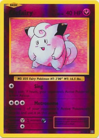 Pokemon - Clefairy (63/108) - XY Evolutions - Reverse Holo